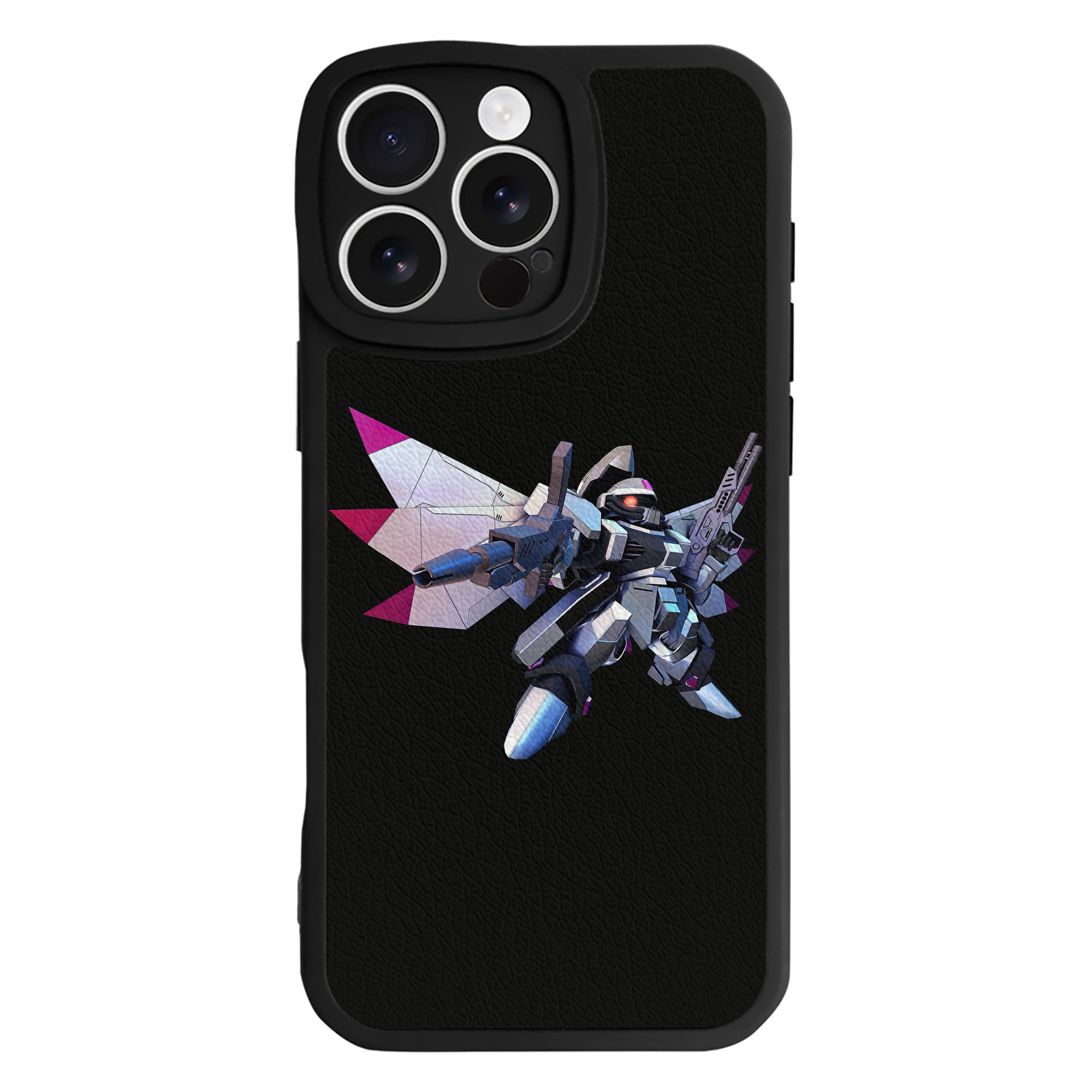（画像用） 機動戦士ガンダム Mobile Suit Gundam 【iPhone 16シリーズ対応】シリコンスマホケース（レザー調） 材質：シリコン